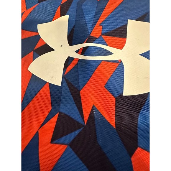 Under Armour Backpack Geo Black Blue Orange Ipad/Laptop Sleeve READ - Picture 7 of 9